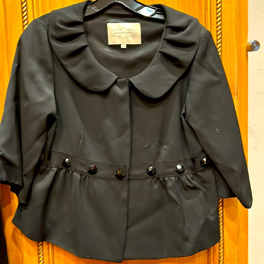 Wendy Katlen cropped top with Jewel trim